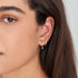 Gold Mother of Pearl and Kyoto Opal Stud Earrings